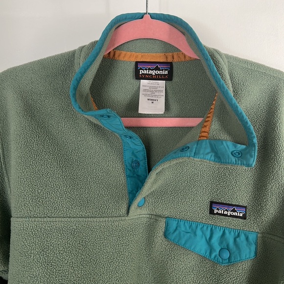 Patagonia Women’s Synchilla Snap-T Fleece Pullover. Size medium - Picture 5 of 7